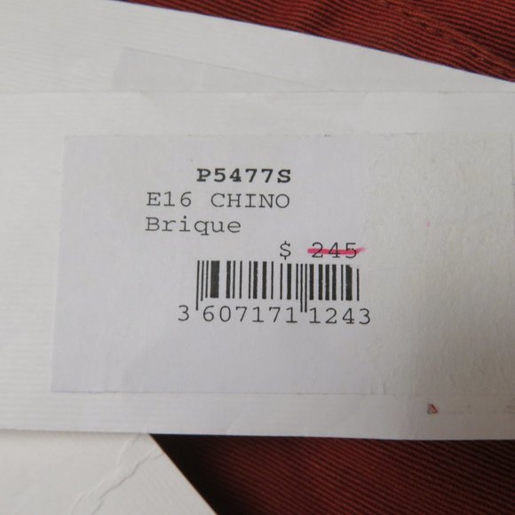 Sandro Mens Stretch Cotton Slim Fit Chino Pants - Picture 4 of 7